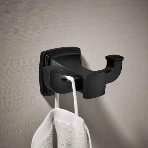 Miniatura 2 de Kohler 27411-BL Riff Gancho doble para bata, negro mate