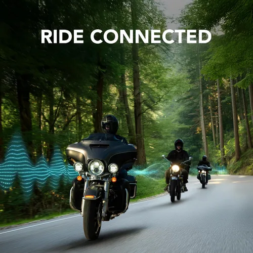 Miniatura 5 de Sena OUTRUSH 2 - Casco modular de motocicleta inteligente con conectividad Bluetooth y comunicación de intercomunicación de malla Negro mate