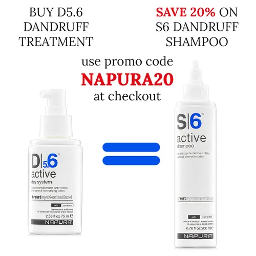 Miniatura 3 de NAPURA Tratamiento anticaspa D5.6 con aceite de árbol de té, ácido salicílico y zinc (2.53 onzas líquidas), acondicionador natural para el cuero