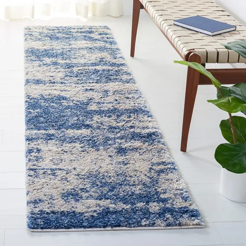 Miniatura 12 de SAFAVIEH Berber Shag Collection - Alfombra de pasillo, 2 x 12 pies, verde y beige, no desprende pelusa y fácil de limpiar, ideal para pasillo