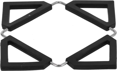 Miniatura 7 de CHICIRIS Antideslizante de silicona térmica Trivet Estera de cocina plegable para ollas calientes sartenes utensilios de cocina negro