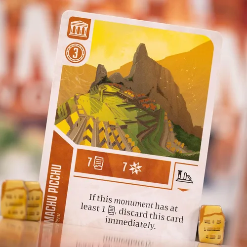 Miniatura 4 de IELLO: Juego de cartas de estrategia de conocimiento antiguo - Edificio de Tableau, monumentos históricos, mayores de 12 años, 2-4 jugadores, 30