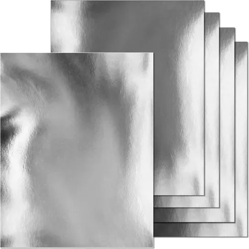 Miniatura 9 de Papel de cartulina metálica dorada de 8.5 x 11 pulgadas, 100 hojas de 100 libras, cartulina reflectante reflejada, para álbumes de recortes