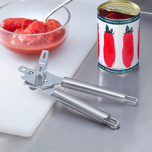 Miniatura 6 de Amazon Basics Abrelatas, acero inoxidable resistente