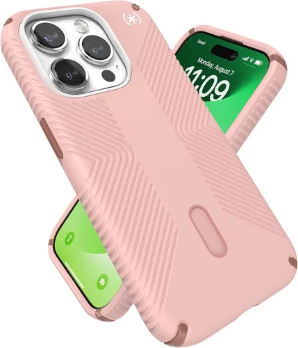 Miniatura 11 de Funda MagSafe Speck para iPhone 15 Pro - Protección contra caídas y de cámara, ClickLock antideslizante, compatible con carga inalámbrica, se adapta