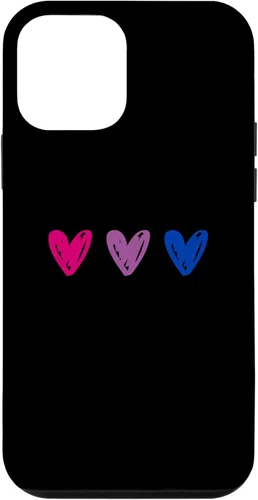 Miniatura 16 de Funda para iPhone 12/12 Pro Bisexual Pride Hearts Bi Pride Flag