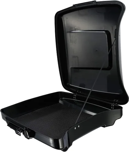 Miniatura 2 de TCT-MOTORPARTS Respaldo Negro Razor de 5.5" para Montaje en Maletero Compatible con Harley Trunk Road Street Glide King Glide 2014-2025 Tronco