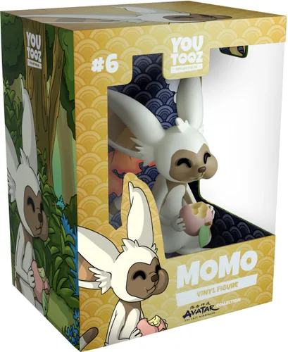 You Tooz Momo - Figura de vinilo de 3.4 pulgadas, Momo de Avatar The Last Airbender, figura coleccionable de alto detalle de Avatar The Last
