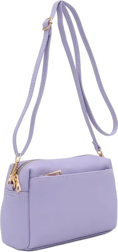 Miniatura 98 de FashionPuzzle Triple Zip Small Crossbody Bag