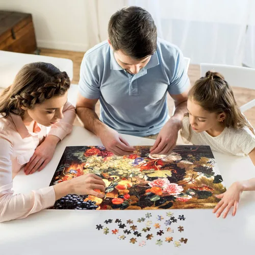 Miniatura 7 de Bgraamiens Puzzle-Fruit Feast-Rompecabezas cuadrado de 1000 piezas para adultos