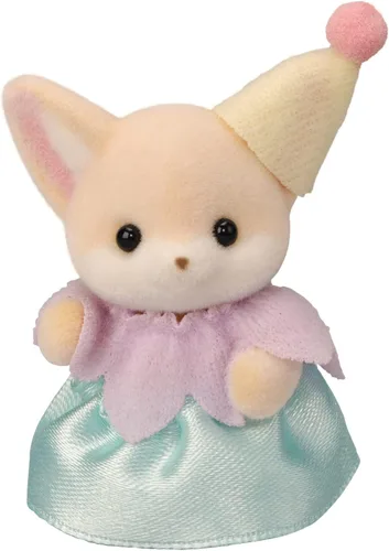 Miniatura 2 de Calico Critters – Tren de arco iris de nube flotante – Serie de atracciones Calico Land – Juguete de simulación para niños, vehículo en miniatura