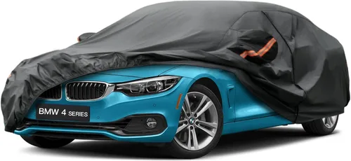 Miniatura 38 de Kayme Funda de automóvil de 6 capas para Audi A4 Sedan (2011-2023), impermeable para todo tipo de clima, cubierta exterior completa, protección