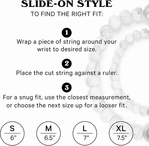 Miniatura 4 de Lokai Gemstone Beaded Bracelet for Women & Men, Stone & Metal Collection - Crystal & Gemstone Jewelry Fashion Bracelet Slides-On for Comfortable Fit