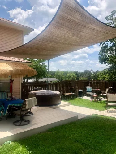 Miniatura 11 de Coconut - Toldo para patio, cubierta de tela para exteriores, toldo de tela para pérgola, patio trasero, jardín, garaje abierto Arena