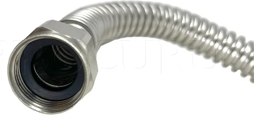 Miniatura 4 de PROCURU Paquete de 1 conector flexible para calentador de agua de acero inoxidable de 3/4 pulgadas FIP x 48 pulgadas (4 pies), certificado seguro