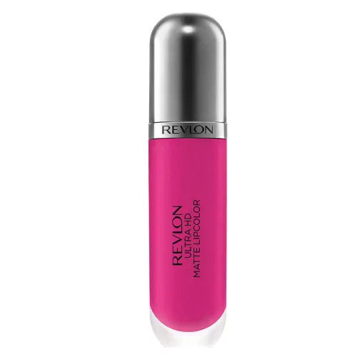 Miniatura 11 de Revlon Ultra HD Matte Lipcolor, lápiz labial líquido mate ligero aterciopelado en rosa, Devotion (600), 0.2 onzas