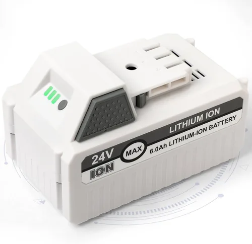 Batería de 24 V 6 Ah para VOLTASK y Snow Joe y Sun Joe 24V/48V IONMAX, compatible con batería Voltask 24V/48V, 24BAT-LTX/LTW/LTE/LT/XR EcoSharp Pro