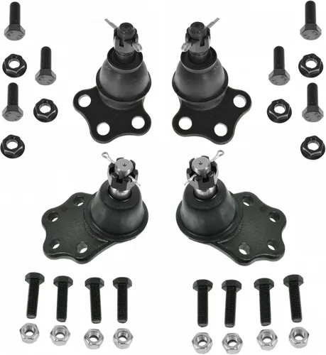 Miniatura 123 de TRQ Juego de juntas esféricas delanteras superior e inferior para lado del conductor y del pasajero Compatible con Acura TL 2009-2014 Acura TSX