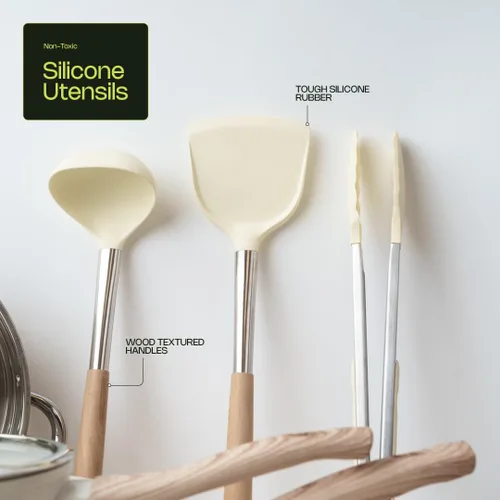 Miniatura 6 de Caldwell - Juego de ollas y sartenes de acero inoxidable de 10 piezas, utensilios de cocina de inducción profesionales con distribución uniforme