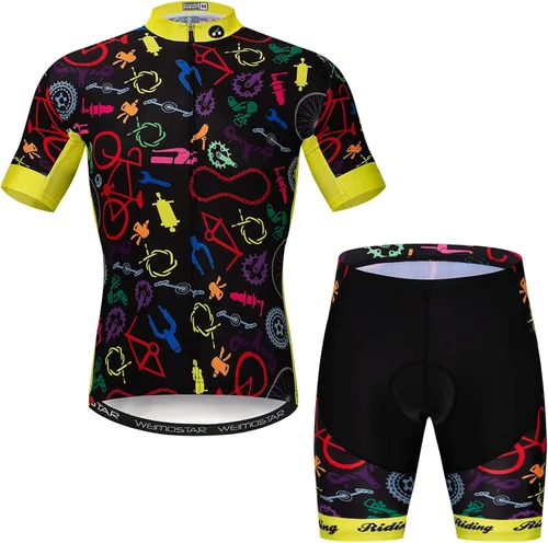 Miniatura 2 de Conjunto de pantalones cortos de ciclismo acolchados para hombre