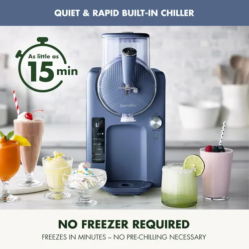 Miniatura 2 de GreenPan Frost, máquina para hacer helados y máquina para hacer slushies, helado suave, sorbete, margaritas, batidos, yogur helado, sin necesidad