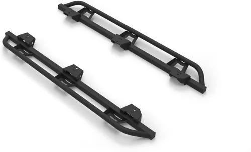 Miniatura 8 de RealTruck EpYx - Escalones para Jeep Wrangler JLU, longitud de la cabina, acero, negro texturizado EXJ184-TX Compatible con Jeep Wrangler JLU