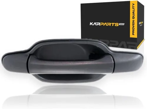 Miniatura 9 de KarParts360 Manija de puerta para Chevy Colorado 2004-2008 Exterior Lado trasero del conductor Negro texturizado Reemplazo para GM1520114