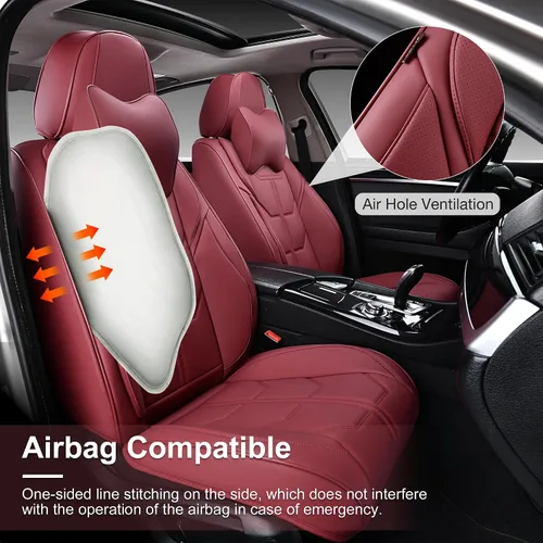 Miniatura 7 de BWTJF Fundas de asiento de automóvil gris, juego completo, fundas universales delanteras y traseras para automóviles, protectores impermeables