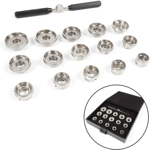 Miniatura 2 de 15 troqueles de apertura de caja de reloj, compatible con Breitling Watch Removal Tool Kit de abridor de EE. UU, Moderno