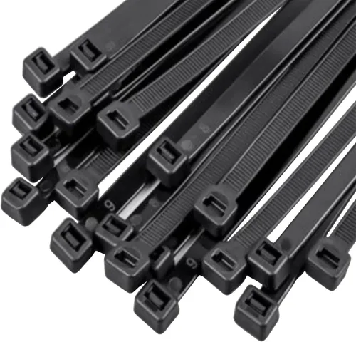 Miniatura 9 de Bridas negras de 14 pulgadas, paquete de 100 bridas de nailon para uso en interiores y exteriores, resistencia a la tracción de 60 libras BXINLHAG