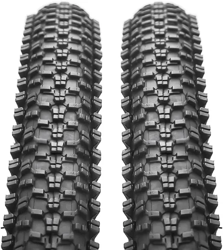 Miniatura 7 de Paquete de 1 o 2 neumáticos de bicicleta de 24"/26"/27.5"x1.95" con capa antipinchazos de 0.118 in para neumáticos de bicicleta de montaña con o sin