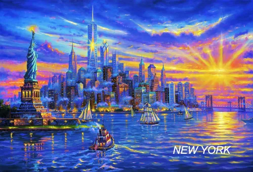 Miniatura 23 de Imanes de nevera para nevera de Nueva York USA Estados Unidos (1 pieza, Estilo: Puente de Brooklyn # C7)