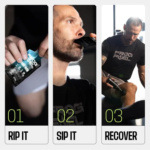 Miniatura 3 de Frog Fuel Power Regular Protein Shot, 15g de proteína de colágeno nano-hidrolizado alimentado con pasto, después del entrenamiento, sin gluten, sin