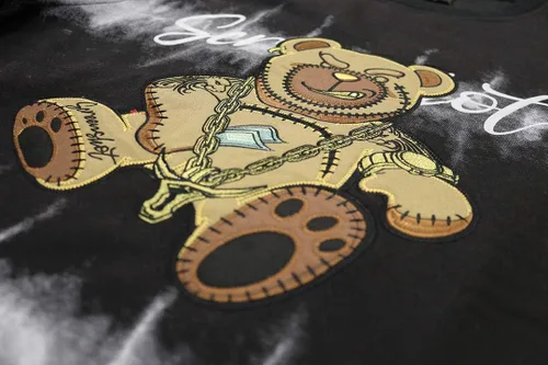 Miniatura 3 de Screenshot - Sudadera de forro polar con cuello redondo para hombre, estilo urbano de hip hop, sin botones