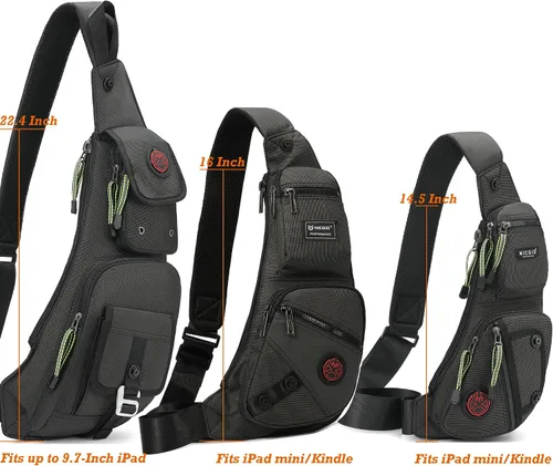 Miniatura 56 de Nicgid Sling Bag - Mochila bandolera para hombre), LYSB01NH075BJ-SPRTSEQIP