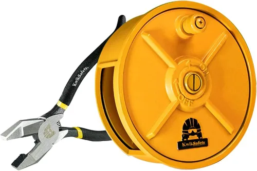 KwikSafety - Charlotte, NC - Carrete de alambre de aluminio TIKO [LINEMAN COMBO] con alicates Lineman - Carrete de amarre ligero para alambre de 3.