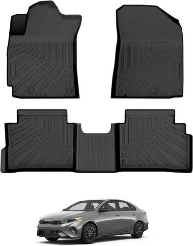 Miniatura 13 de Cartist Alfombrillas compatibles con Kia EV6 2022 2023 2024 2025 2026, accesorios para todo tipo de clima, forro de piso delantero y trasero, 2