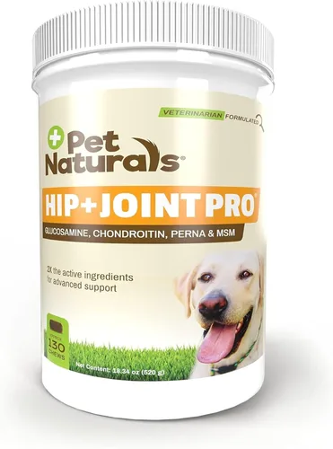 Miniatura 7 de Pet Naturals Suplemento de cadera y articulaciones con glucosamina, condroitina y MSM para perros y gatos, sabor a pato, 160 masticables