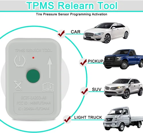 Miniatura 3 de JDIAG Herramienta de Sensor TPMS, Herramienta de Reaprendizaje TPMS para F150 Sensor de Reseteo Automático de TPMS Programación de Herramientas