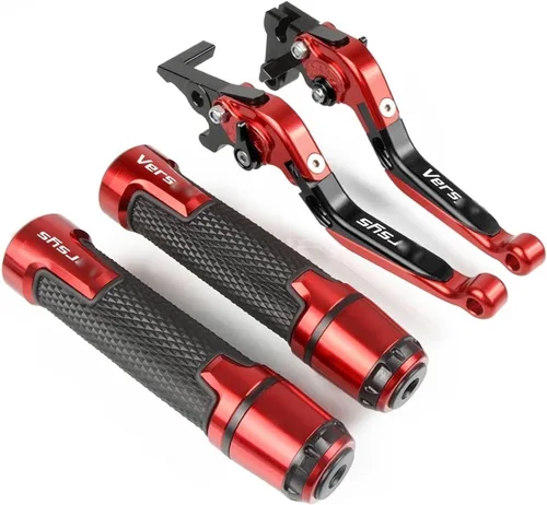 Miniatura 11 de Accesorios de motocicleta Ajustable Plegable Extensible Palanca de Embrague de Freno Manillar Manillar Agarraderas Tapón CNC para Kawasaki Z300