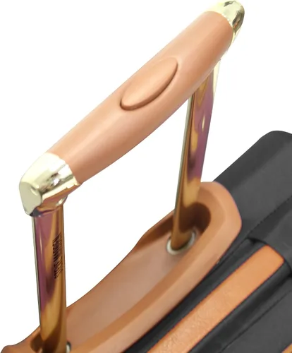 Miniatura 4 de Steve Madden Designer Luggage Collection - Bolsa expandible de 28 pulgadas para hombres y mujeres, maleta duradera y ligera a cuadros con ruedas