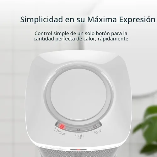 Miniatura 7 de Lasko Calentador Eléctrico Portátil de Cerámica para Espacio con Enchufe ALCI para Uso en Baño, 2 Ajustes de Calor y Botón de Calor Simple, 8