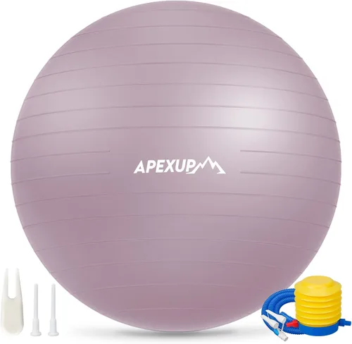Miniatura 25 de APEXUP Pelota de Yoga Pelota de Ejercicio Antideslizante Resistente para Fitness, Equilibrio y Entrenamiento del Core