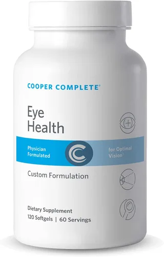 Miniatura 8 de Cooper Complete - Suplemento para la salud ocular - Luteína, meso-zeaxantina y zeaxantina, vitamina C y E - 120 cápsulas blandas por botella.