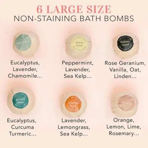 Miniatura 7 de Bombas de baño: Colección de aromaterapia, juego e individuales