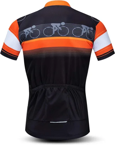 Miniatura 67 de Weimostar Hombre Ciclismo Jersey Manga Corta Bicicleta Ropa Multicolor Diamante