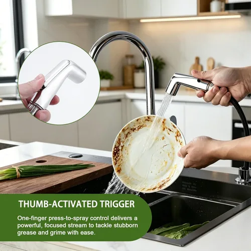 Miniatura 6 de Accesorio de rociador para fregadero de cocina compatible con rociador de grifo Moen reemplazo de cabezal rociador lateral de cocina y conjunto