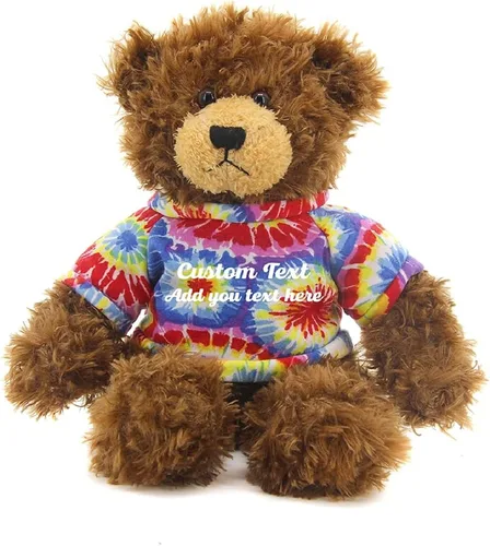 Miniatura 10 de Oso Brandon de chocolate personalizado – Juguete de peluche personalizado de 12 pulgadas – Regalo perfecto de oso personalizado para graduación, San