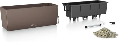 Miniatura 3 de Lechuza Balconera Color 50 - Macetero todo en uno (liso mate), nuez moscada