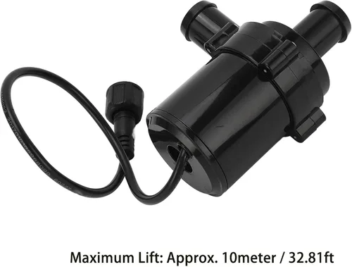 Miniatura 2 de Bomba de agua de 47 W, bomba de agua de 3.9 A CC de 32.8 ft, bomba de agua eléctrica de 36 L/min sin escobillas para acuario inteligente (12 V)